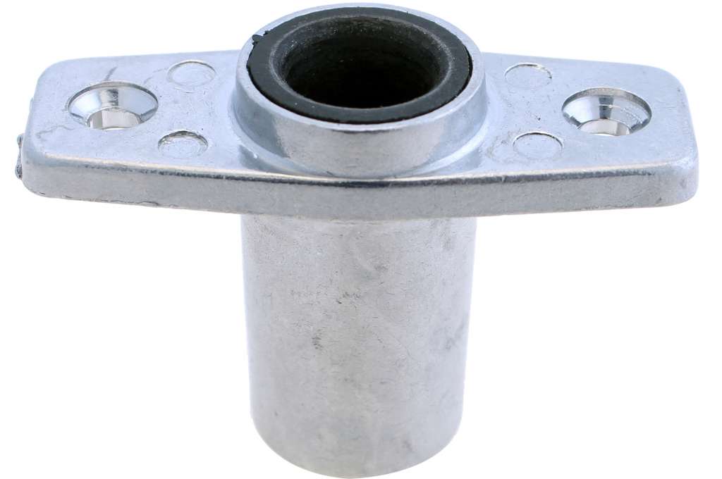 1852 Holder alu. nedfelbar, m/lås og tett bunn blank - Bilde 1