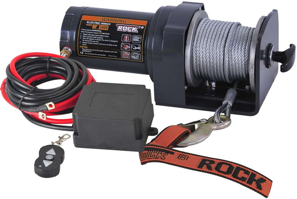 Rock Tilhengervinsj 12V RP2000 907 kg - Bilde 1