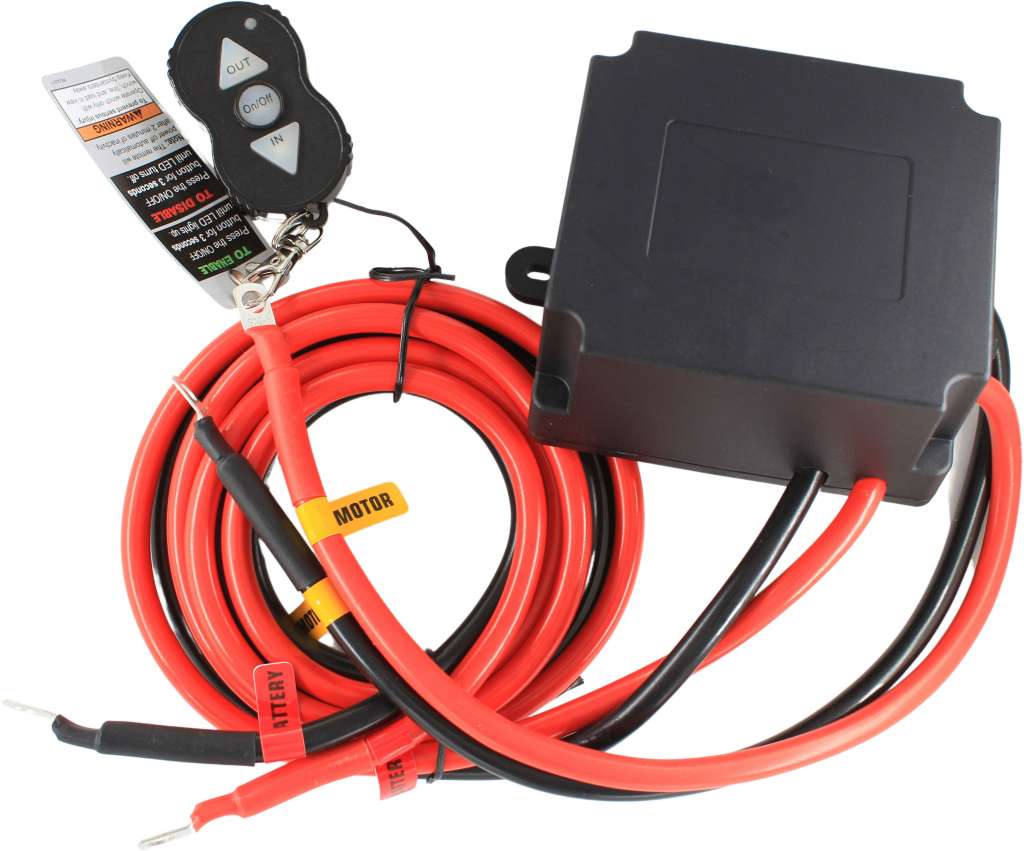 Komplett reléboks med fjernkontroll for Rock Winch RP2000 - Bilde 1