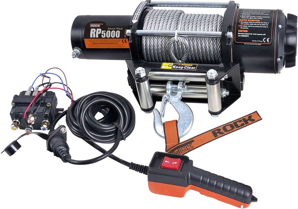 Rock Tilhengervinsj 12V RP5000 2268 kg - Bilde 1