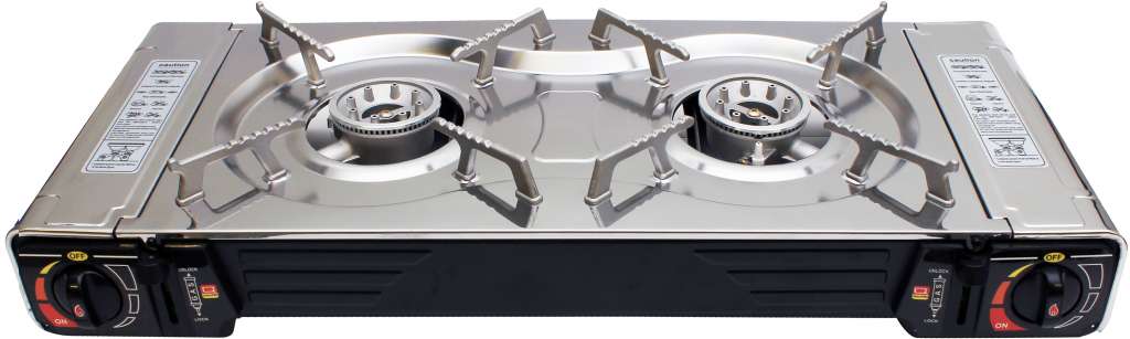 1852 Dobbelt kokeapparat grill/gass - Bilde 1