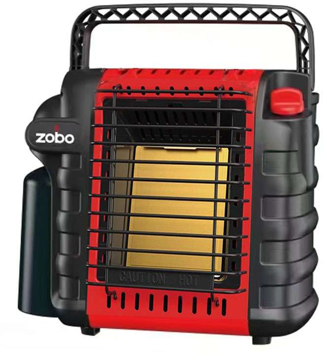 Zobo Gass varmeovn m/skrukobling 2600W - Bilde 1