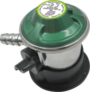 Gassregulator click-on m/slangestuss