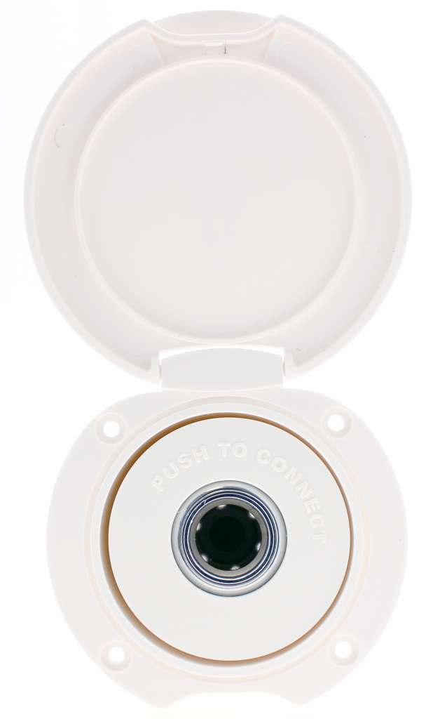 Vannkontakt m/hurtigkobl, f/flushmont 90 grader - Bilde 1