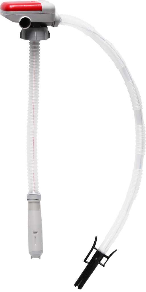 Pumpe batteridrevet m/autostopp til kanner