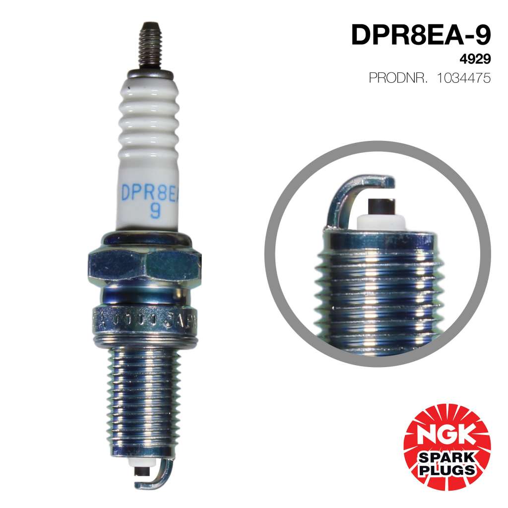 NGK Tennplugg DPR8EA-9 - Bilde 1