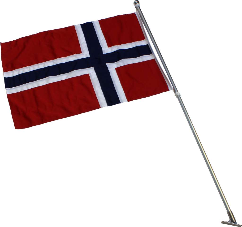 Balkong/fasade-flaggsett 150 cm - Bilde 1