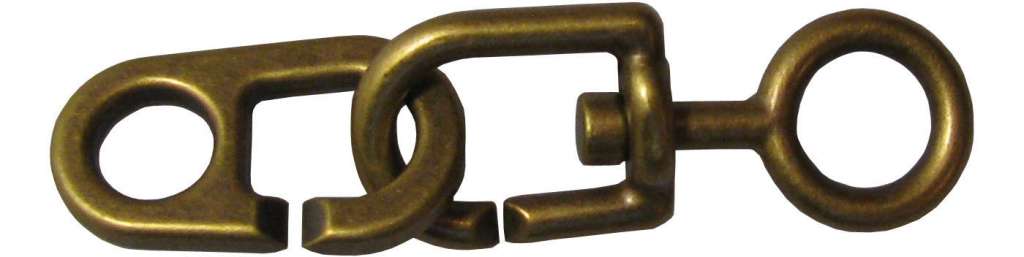 Flagg klips i messing - Bilde 1