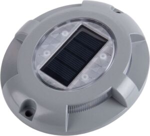 1852 Bryggelys alu LED m/solcelle