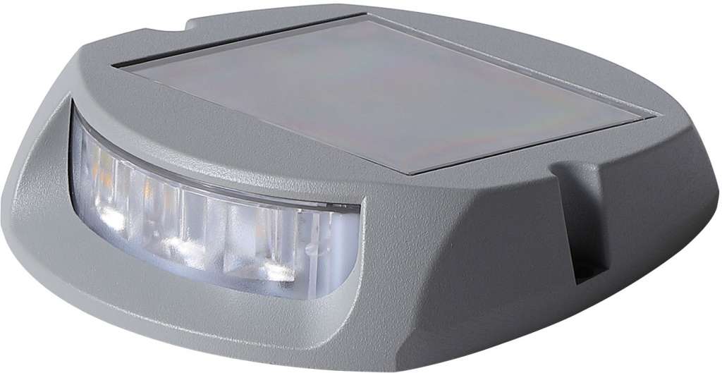 1852 Bryggelys/vegglys alu LED m/solcelle - Bilde 1