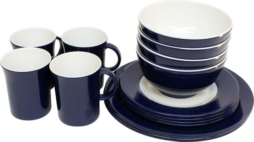 Servisepakke for 4 personer - Navy Blue - Bilde 1