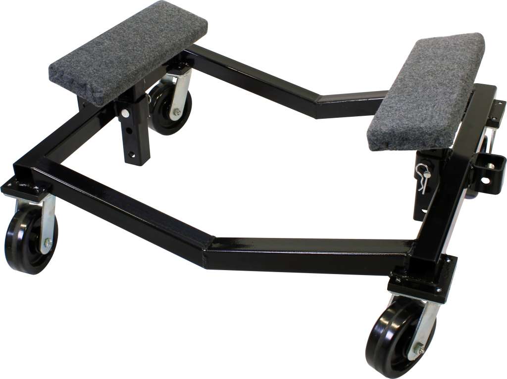 1852 Båttralle justerbar sort m/brems - Bilde 1