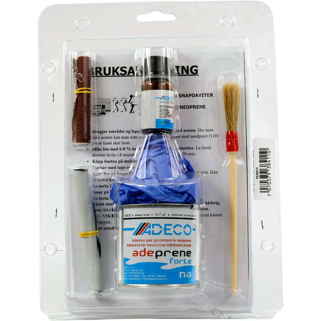 Rep.sett båt, gummi/hypalon - Bilde 1