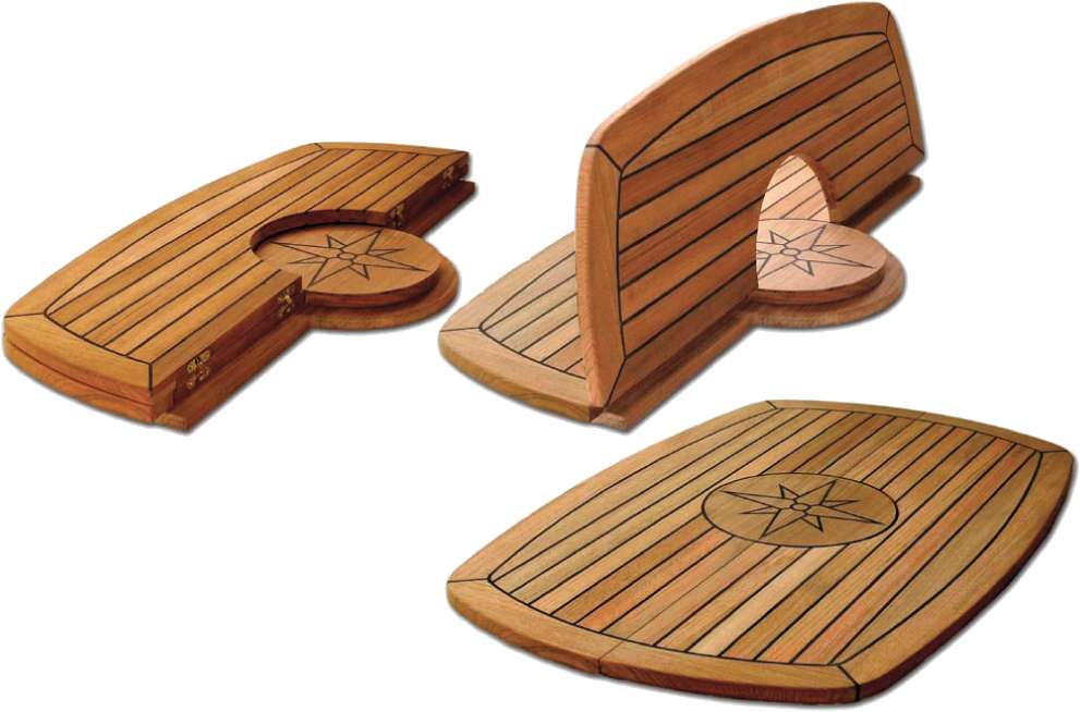 Bordplate, Nautic Star, circle 29/58 x 93 cm - Bilde 1