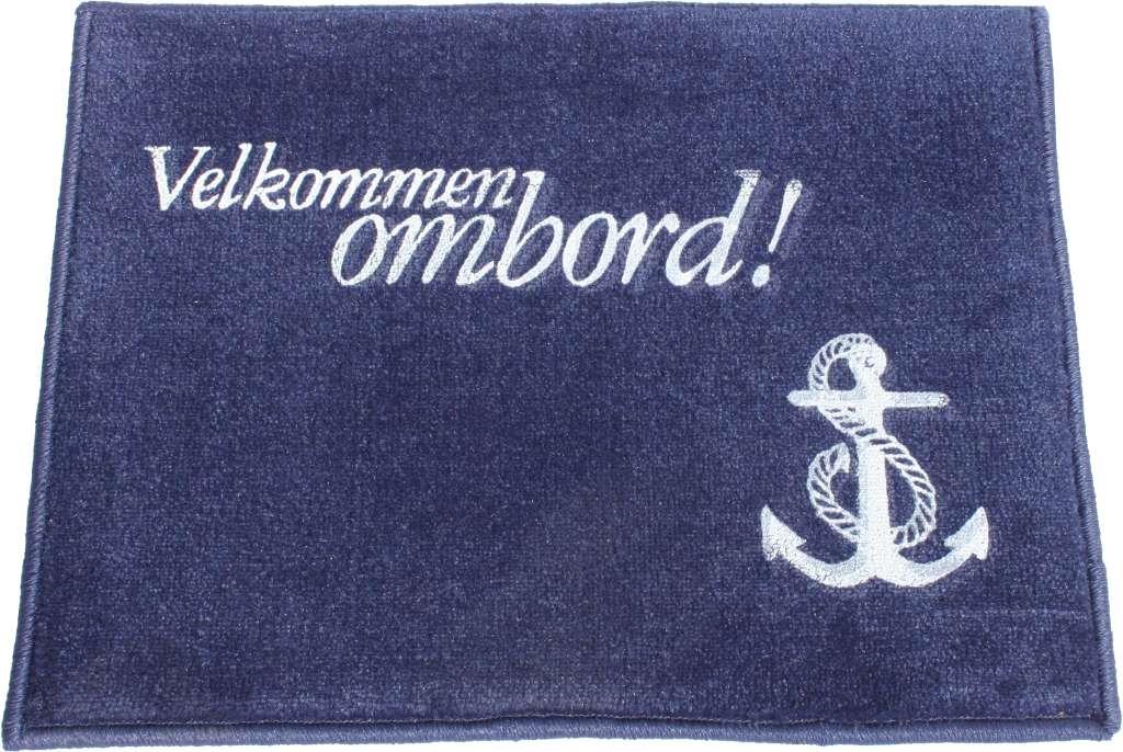 1852 Matte Velkommen ombord 61 x 45 cm - Bilde 1