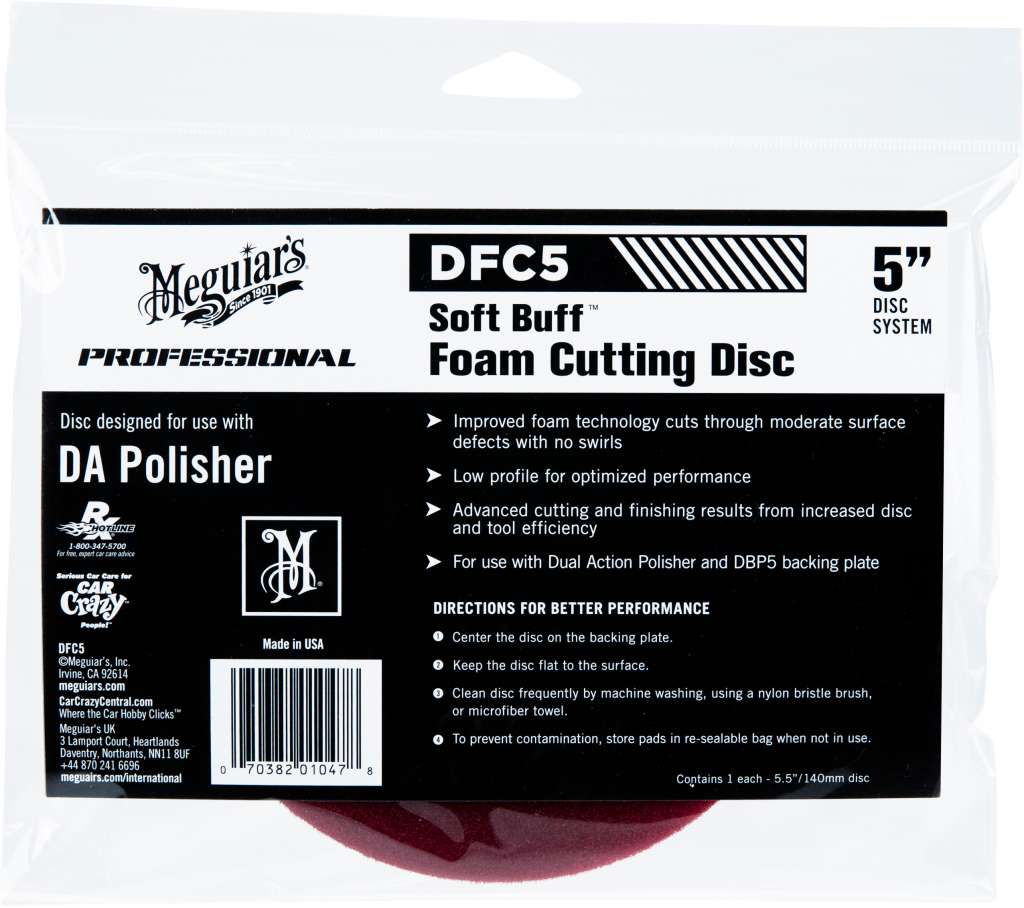 Meguiars Cutting Disc 5" rød - Bilde 1