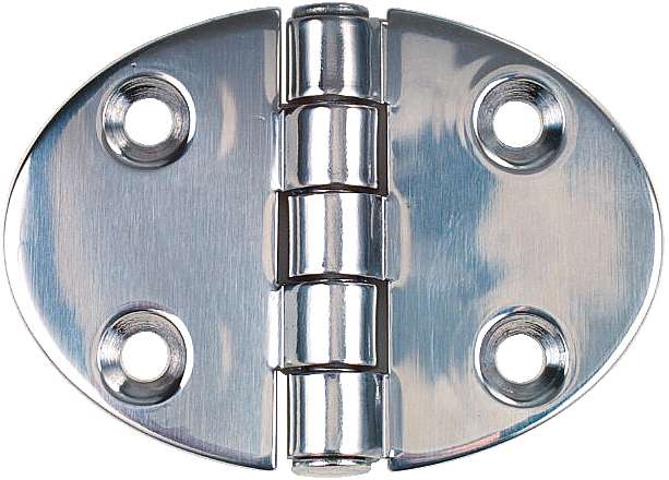 Roca Hengsel oval 67 x 48mm SS316 - Bilde 1