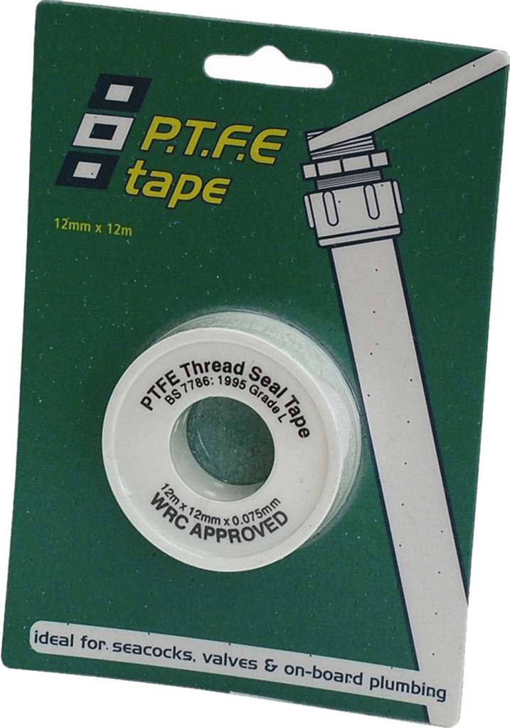 PSP Gjengetape 12 mm 12 m hvit - Bilde 1