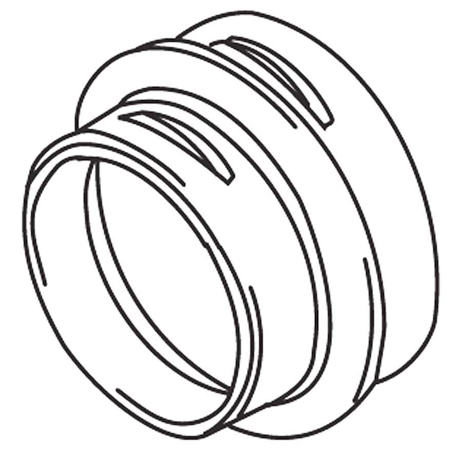 Webasto Adapter for varmer, tilkopling Ø90/80 mm - Bilde 1