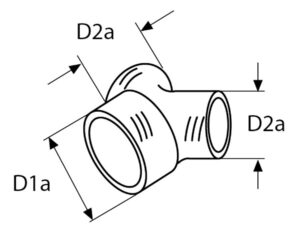 Webasto Y-fordeler Ø 80/55/55