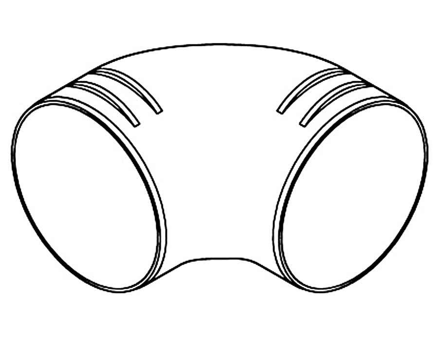 Webasto Albue 90 grader - Bilde 1