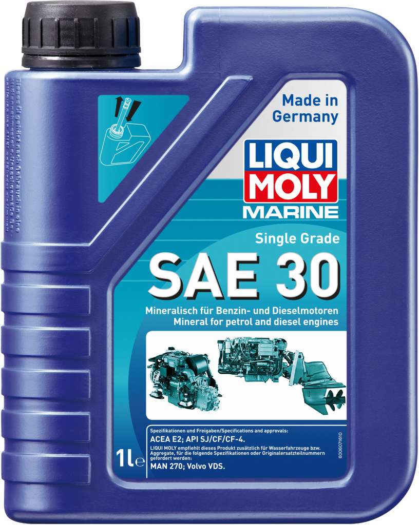 Liqui Moly Marine Single Grade SAE 30 1 l - Bilde 1