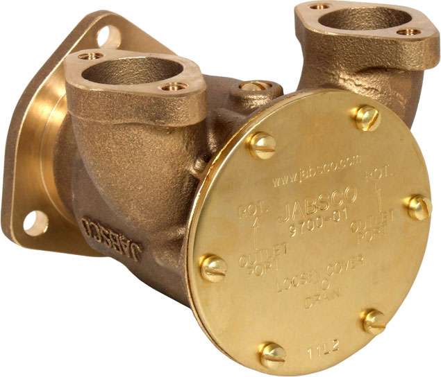 Jabsco Kjølevannspumpe m/ 1" flensporter - Bilde 1