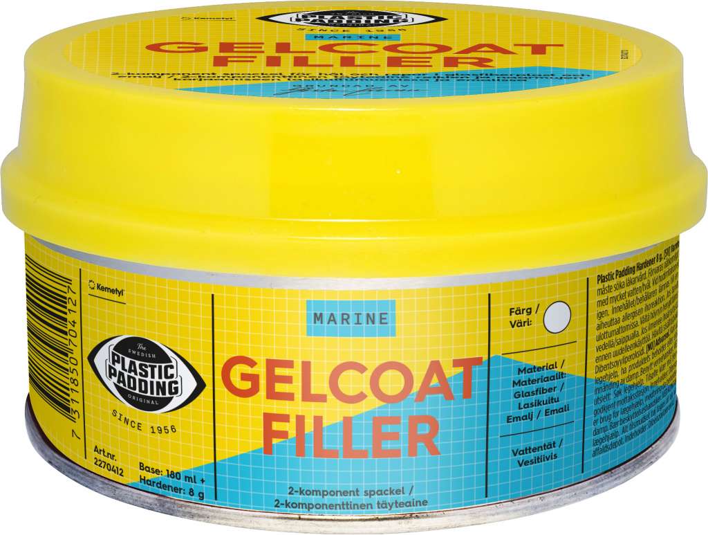 Plastic Padding Gelcoat filler 180 ml - Bilde 1