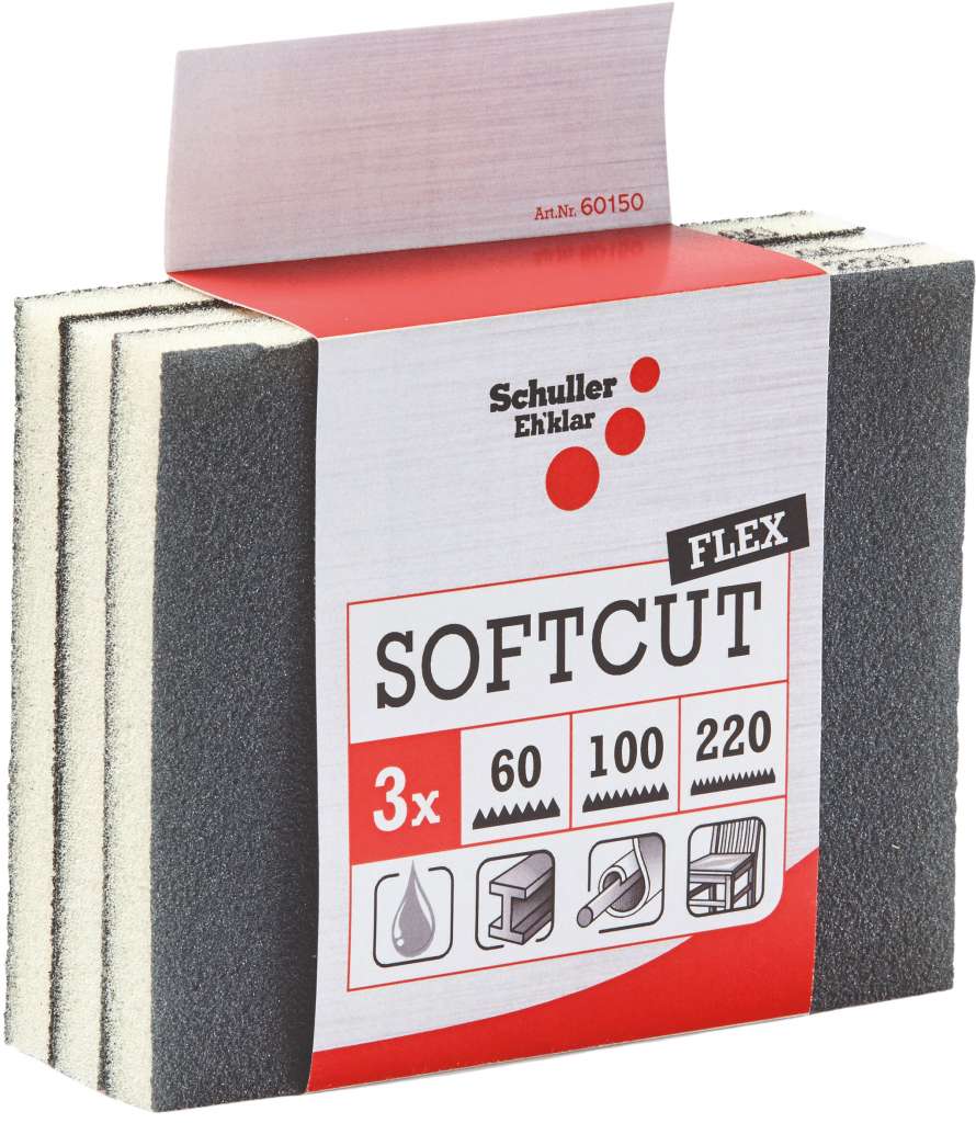 Schuller Slipesvamp Softcut Flex SET 3 stk - Bilde 1