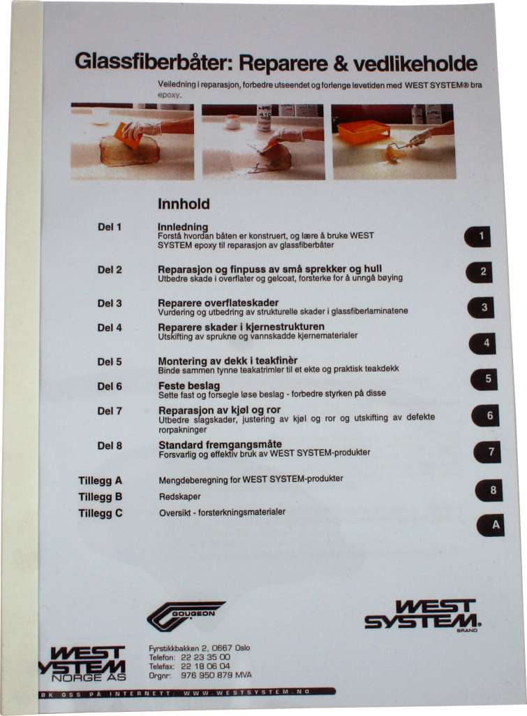 Bok Rep. og vedlikehold plastbåt - Bilde 1