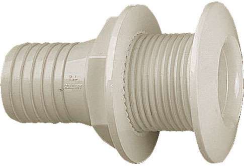 Skroggjennomføring nylon krem 1 1/2"