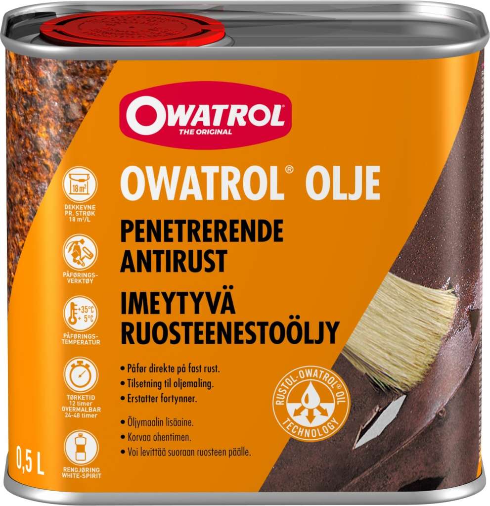 Owatrol Olje antirust 0,5 l - Bilde 1