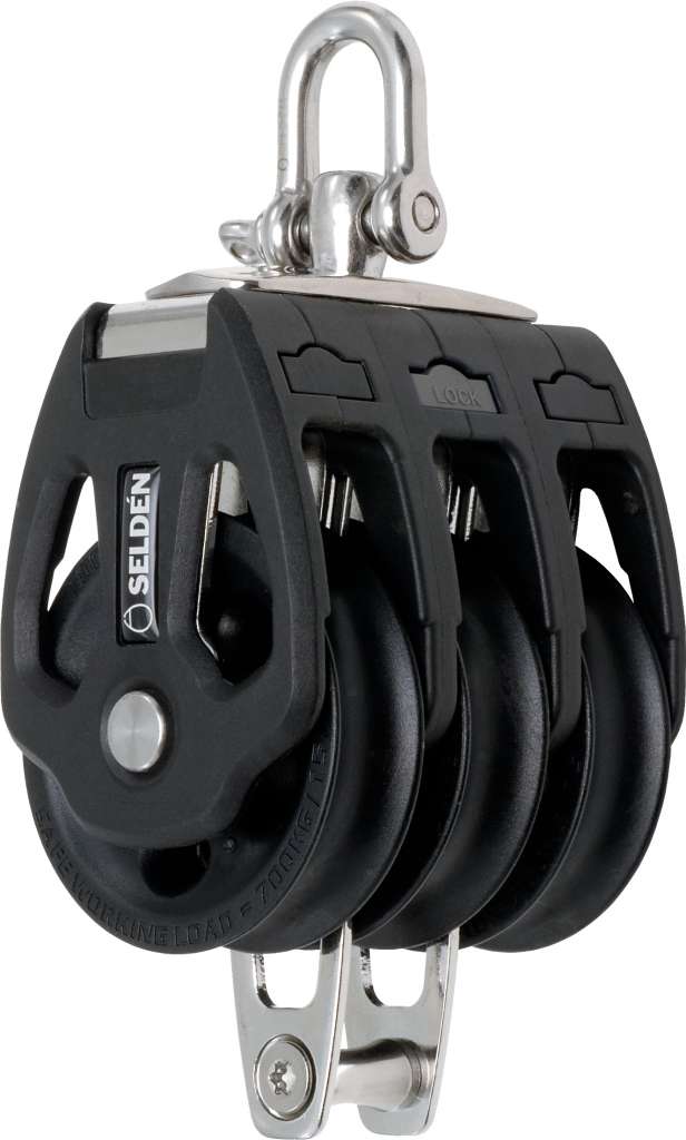 Seldén Blokk PBB50 trippel/hv. - Bilde 1