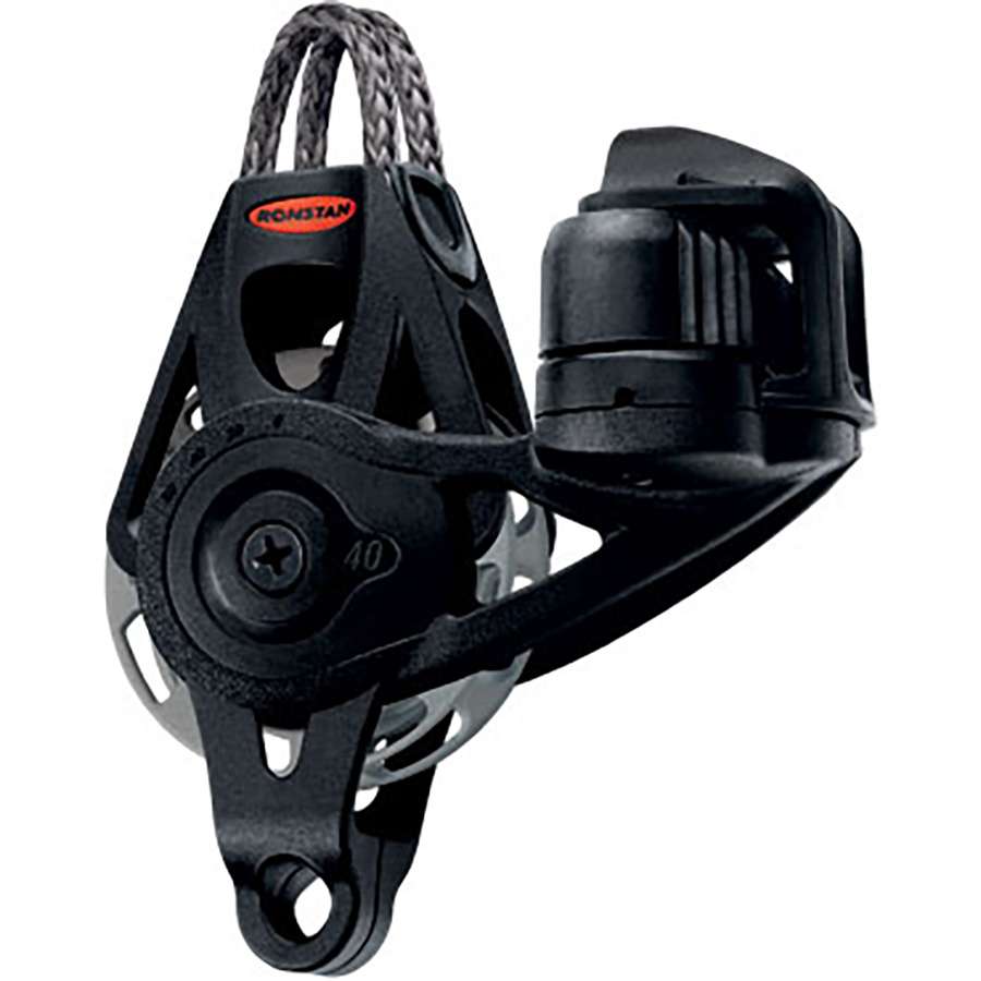 Ronstan Orbit 40 tikkeblokk enkel hv cleat, RF46131 - Bilde 1