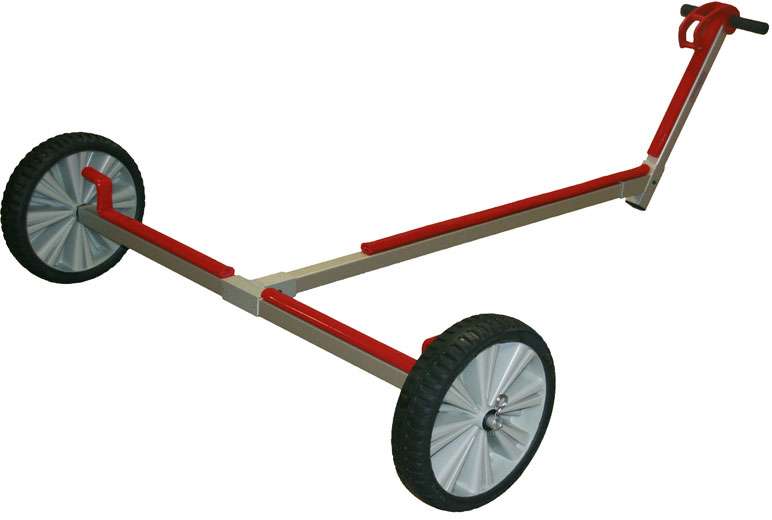 Optimist tralle, aluminium, store hjul - Bilde 1