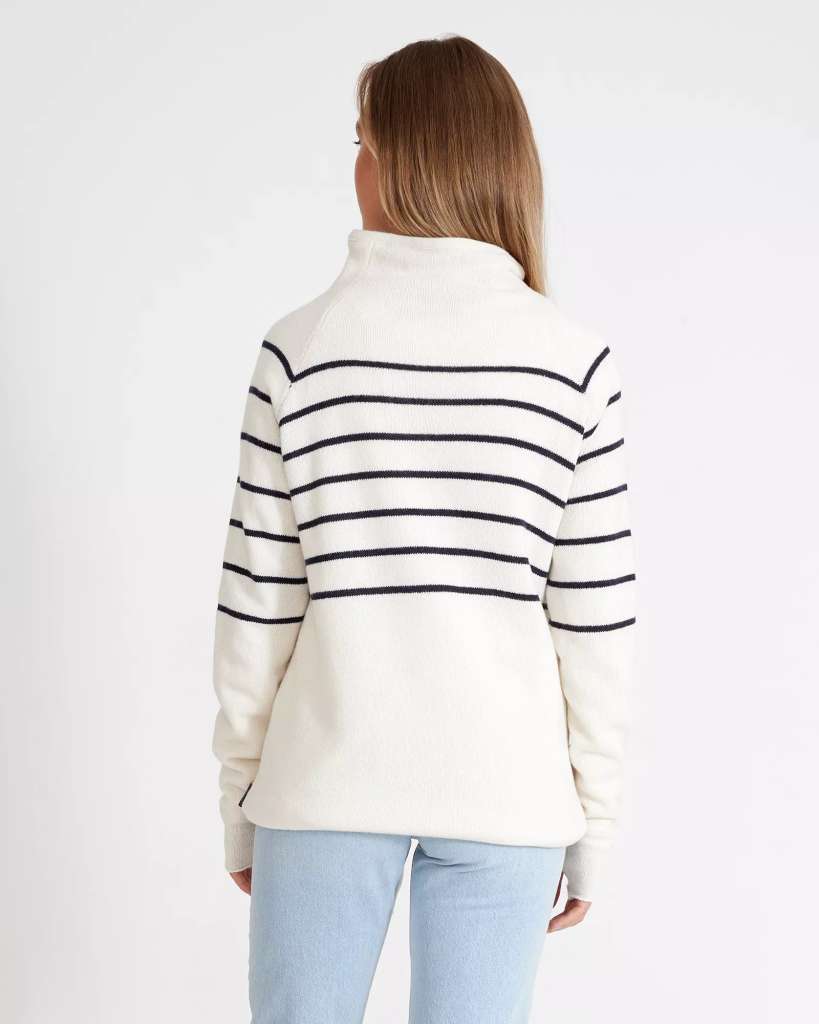 Martina WP Off White/ Navy - Bilde 3