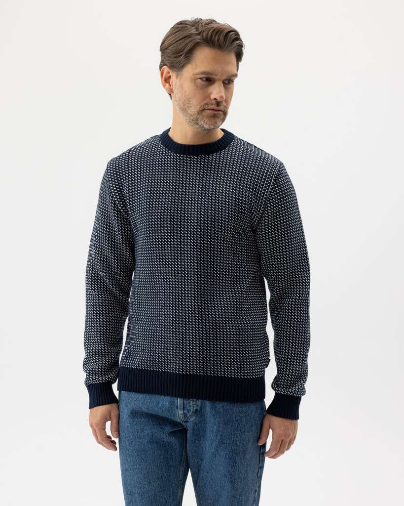 Matteo Crew Navy/ Off White - Bilde 2