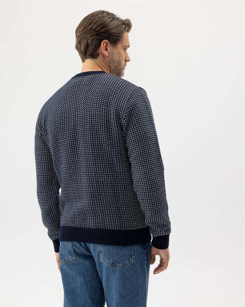 Matteo Crew Navy/ Off White - Bilde 3