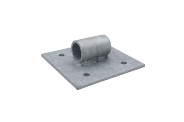 Flat hengsle med nylonbolt, par