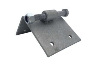 Vinkel hengsle med maskinbolt, par