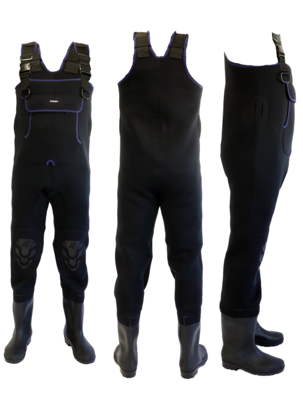 Neoprenvadebukse m/ PVC støvel