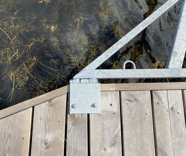 Vinkel hengsle med maskinbolt, par - Bilde 2