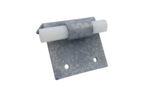 Vinkel hengsle med nylonbolt, par