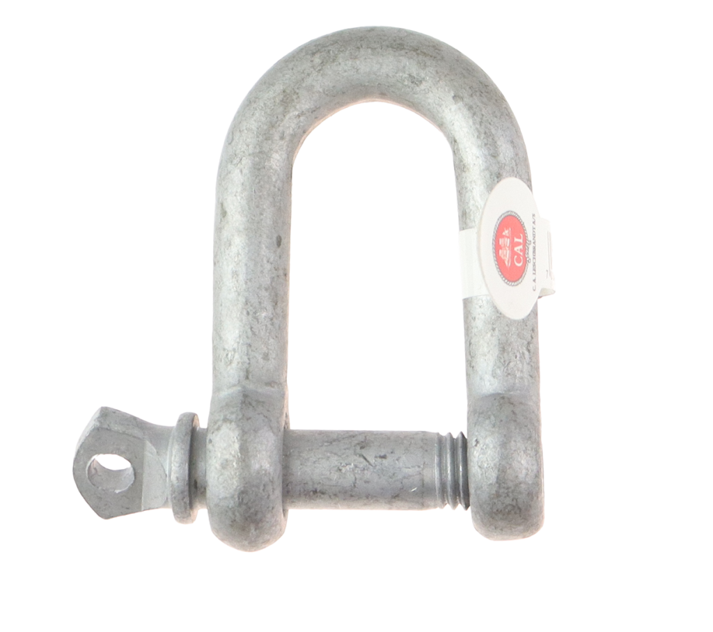 D-sjakkel rett galvanisert - Bilde 2