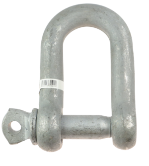 D-sjakkel rett galvanisert - Bilde 3