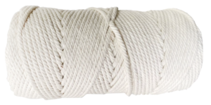 Råtnetråde Bomull 4 mm, 100 m