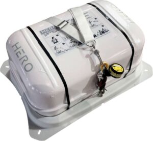 HERO Krybbe i kompositt til ISO Redningsflåte for 4 personer - Bilde 2