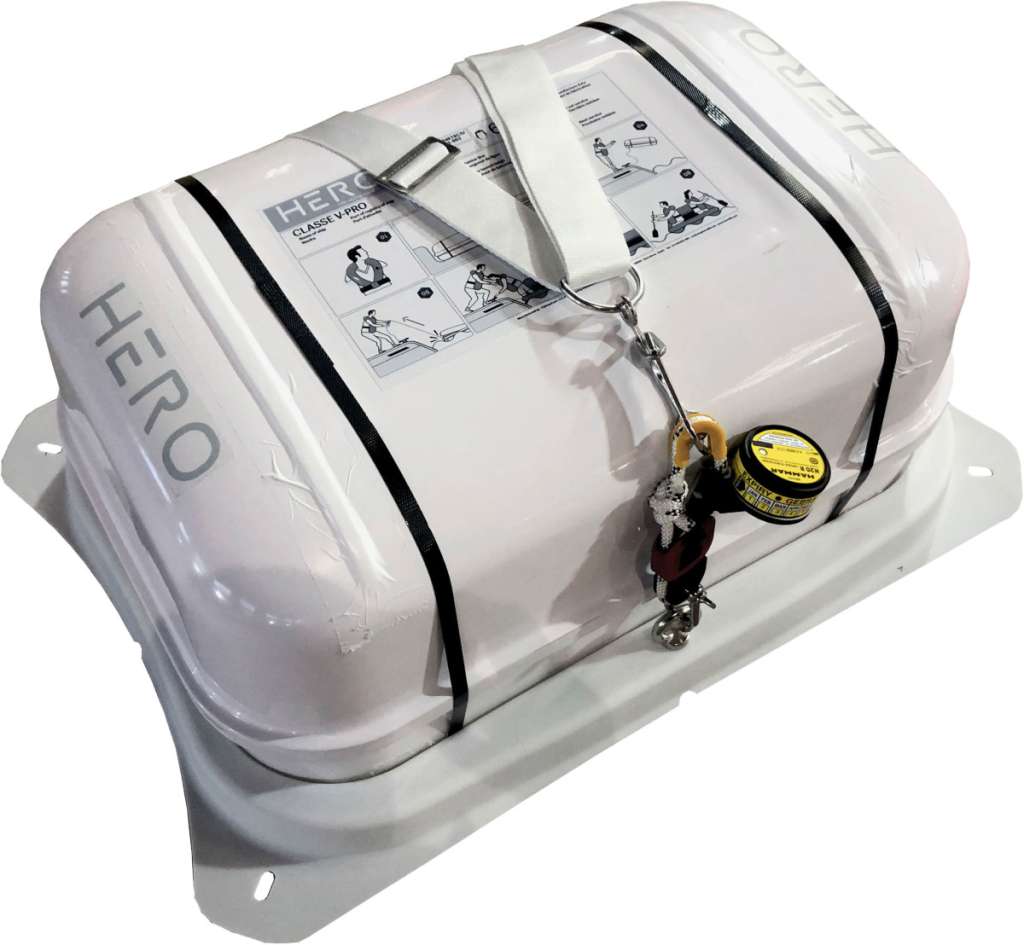 HERO Krybbe i kompositt til ISO Redningsflåte for 4 personer - Bilde 2