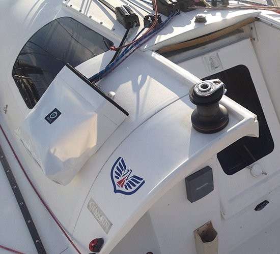 Outils Oceans Classic Taubag hvit 30x31x10cm