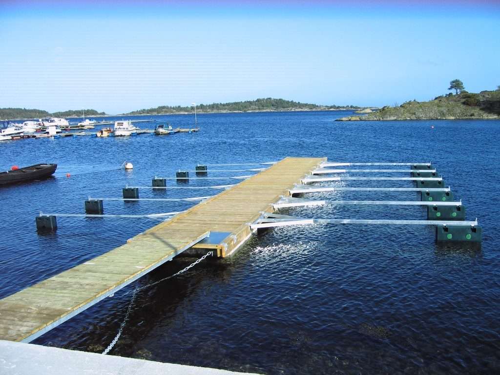 Flytebrygge betong/tre - Bilde 5